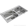 Kitchen stainless steel 304 double sinks
